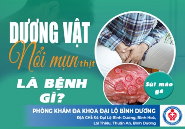 Mụn thịt ở dương vật là bệnh gì?