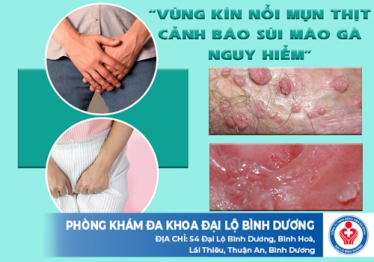 Cảnh báo khi vùng kín nổi mụn thịt