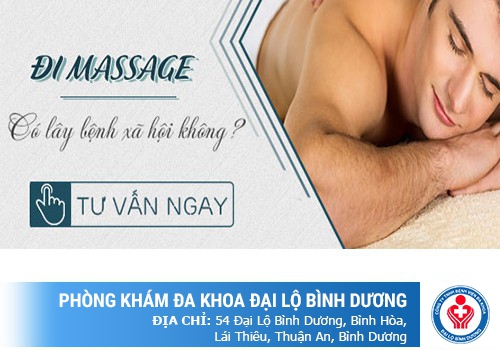 Đi massage có bị lây các bệnh xã hội không