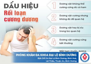 Dấu hiệu của quý ông bị rối loạn cương dương