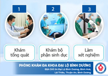 Phòng khám bệnh phụ khoa nam tại Bình Dương
