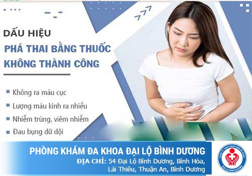 Đau bụng dữ dội là một dấu hiệu của phá thai không thành công